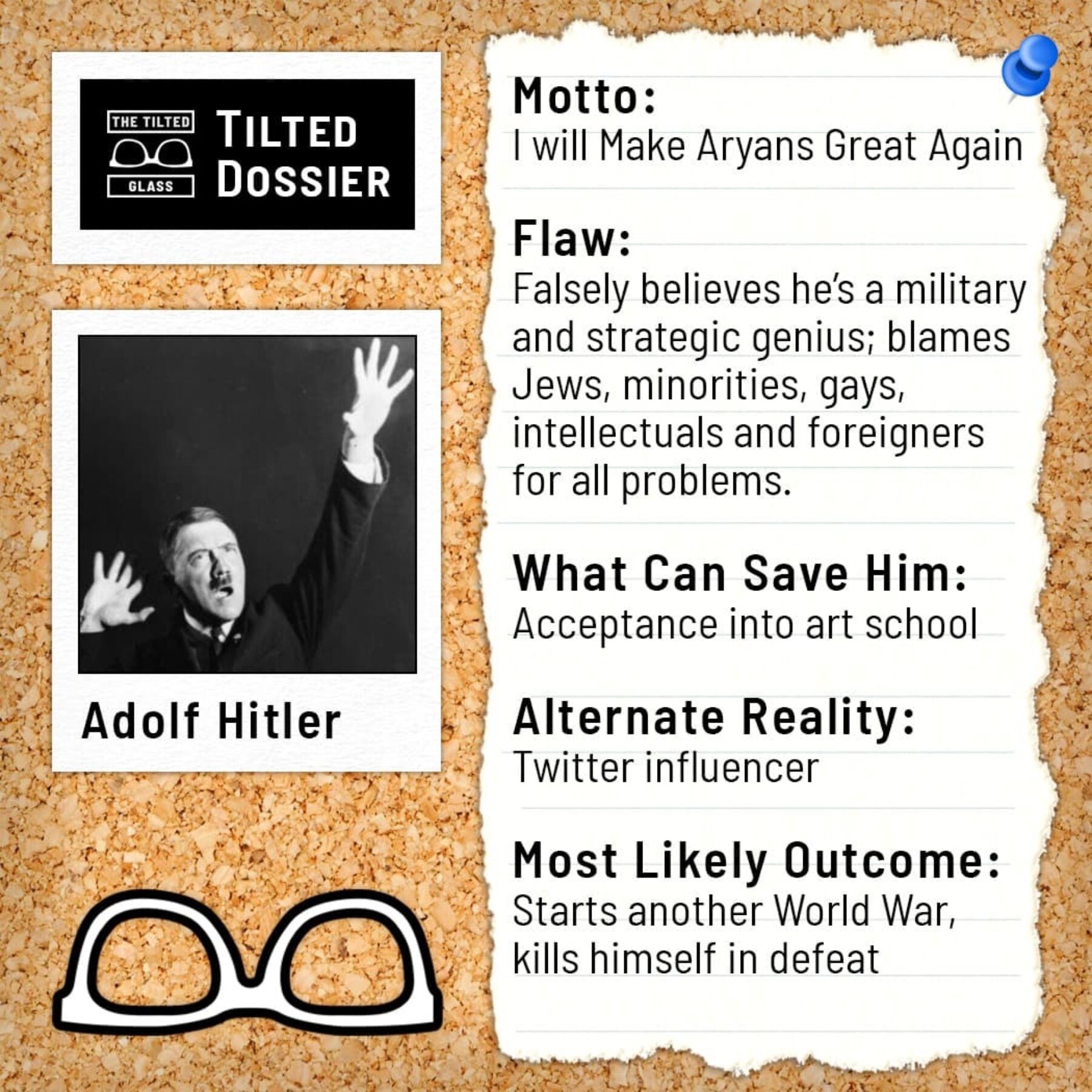 Who is Adolf Hitler? A Dossier Roast