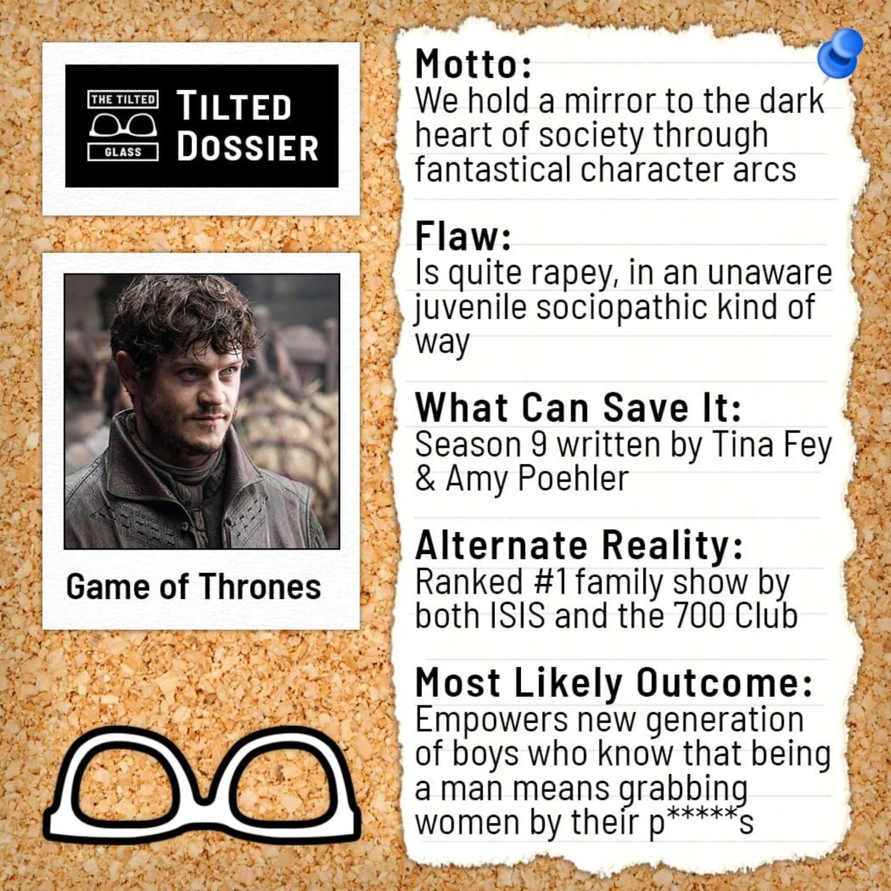 What is Game of Thrones? A Dossier Roast