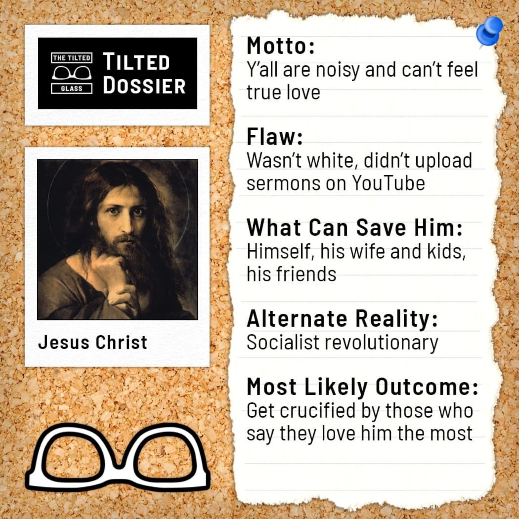 Who is Jesus Christ? A Dossier Roast