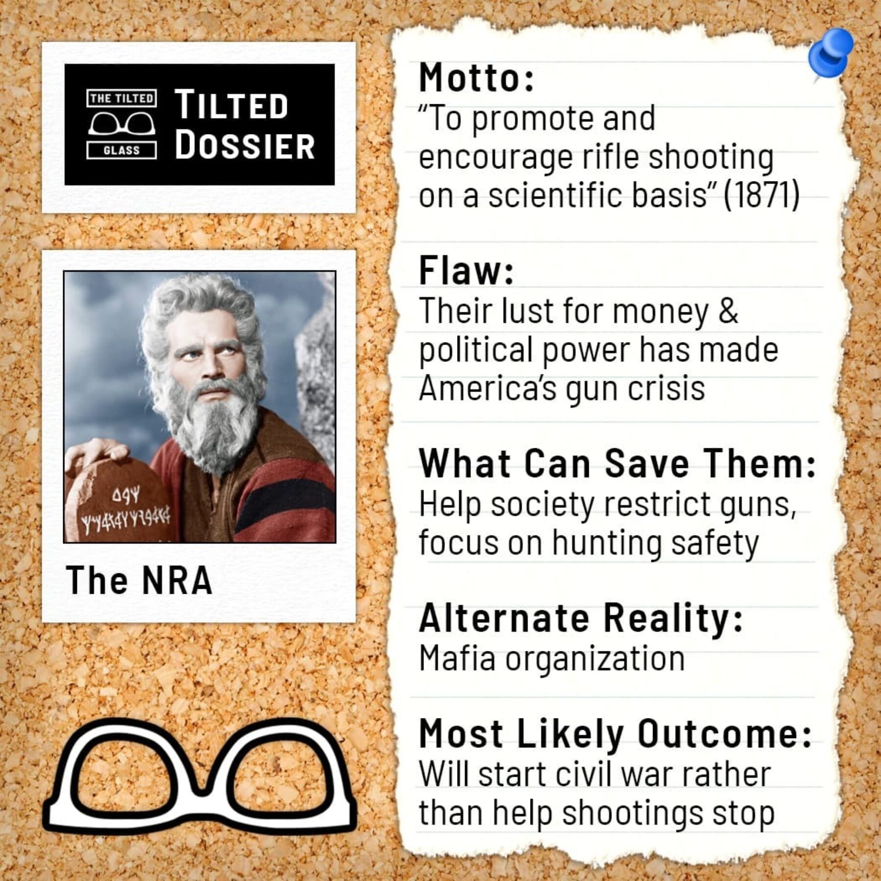 What is The NRA? A Dossier Roast