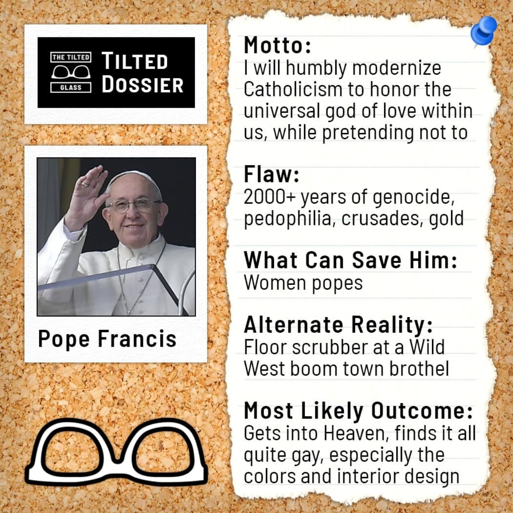 Who is Pope Francis? A Dossier Roast