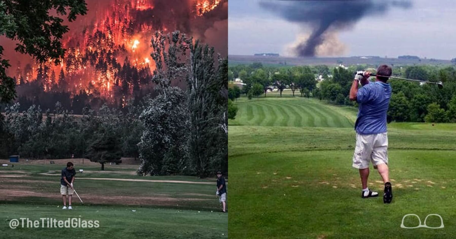 ​6+ Crazy Golfers in War & Natural Disaster