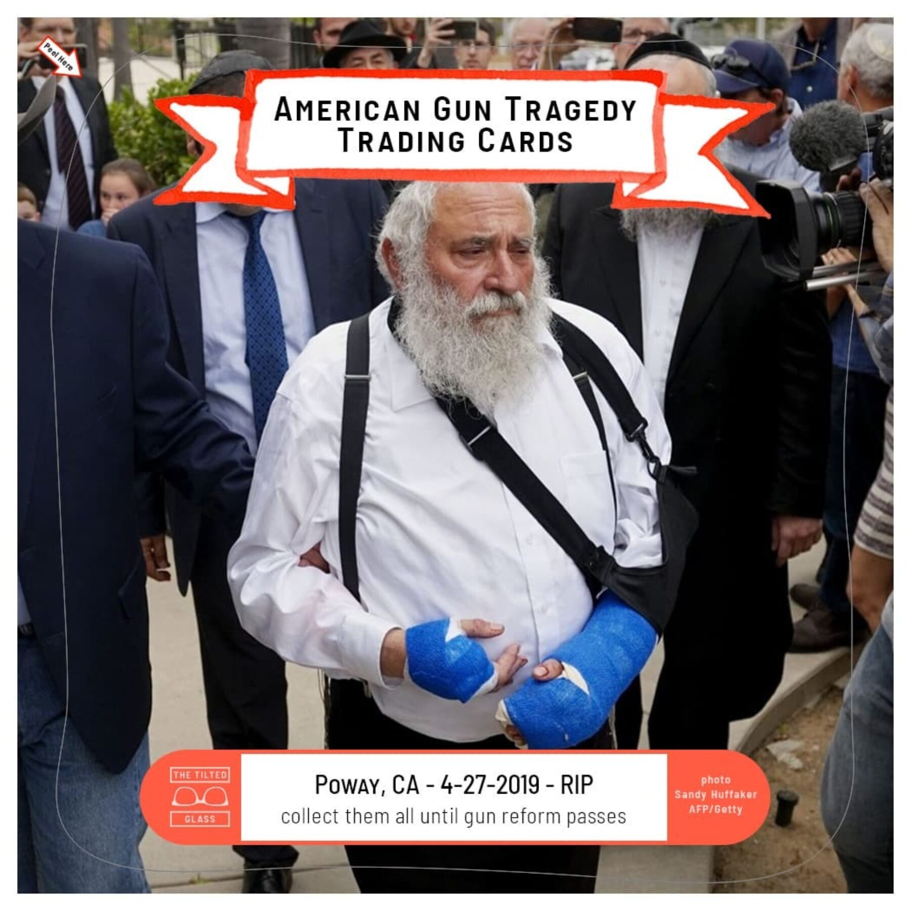 American Gun Tragedy Trading Cards - 4-27-2019 - Chabad of Poway Synagogue