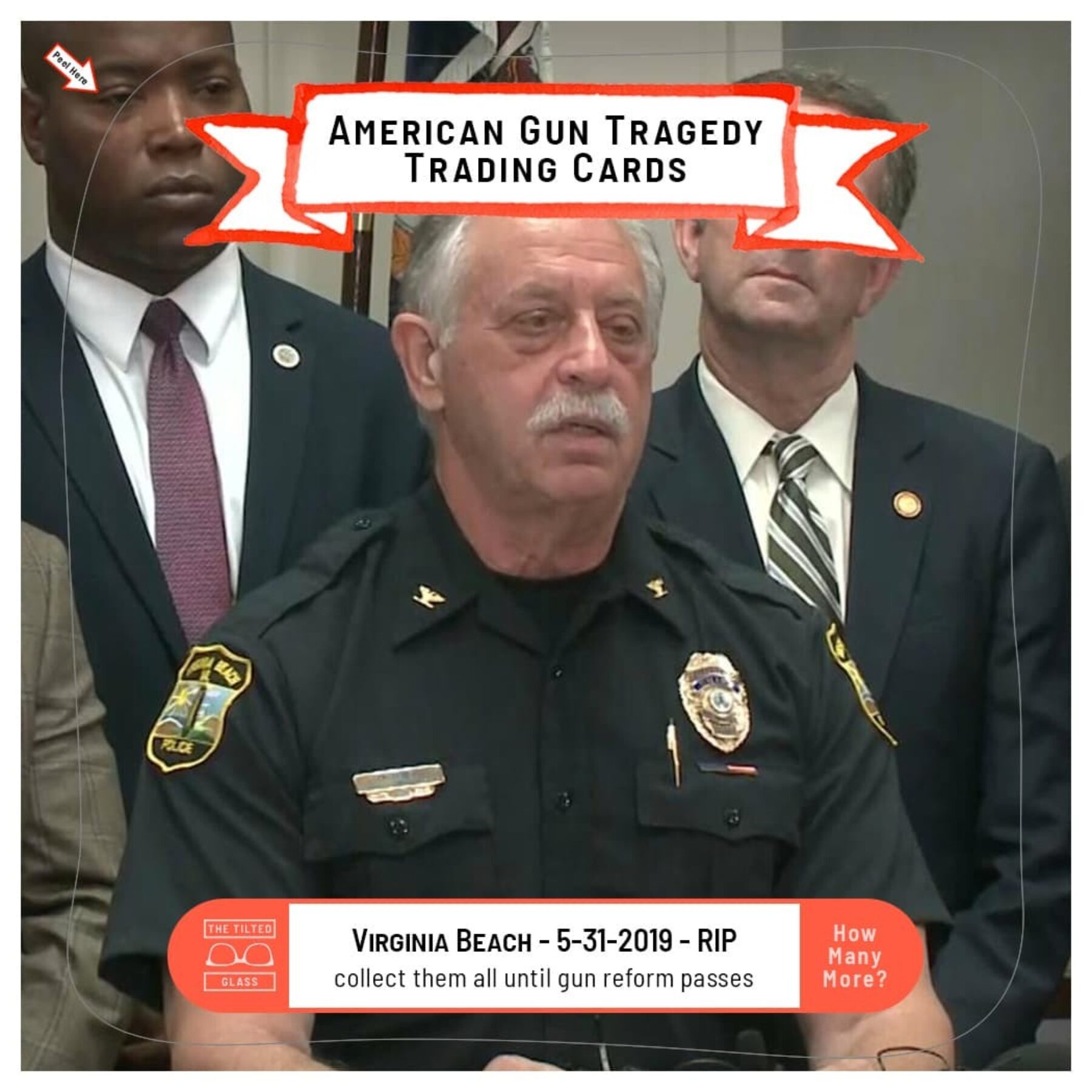 American Gun Tragedy Trading Cards - 5-31-2019 - Virginia Beach