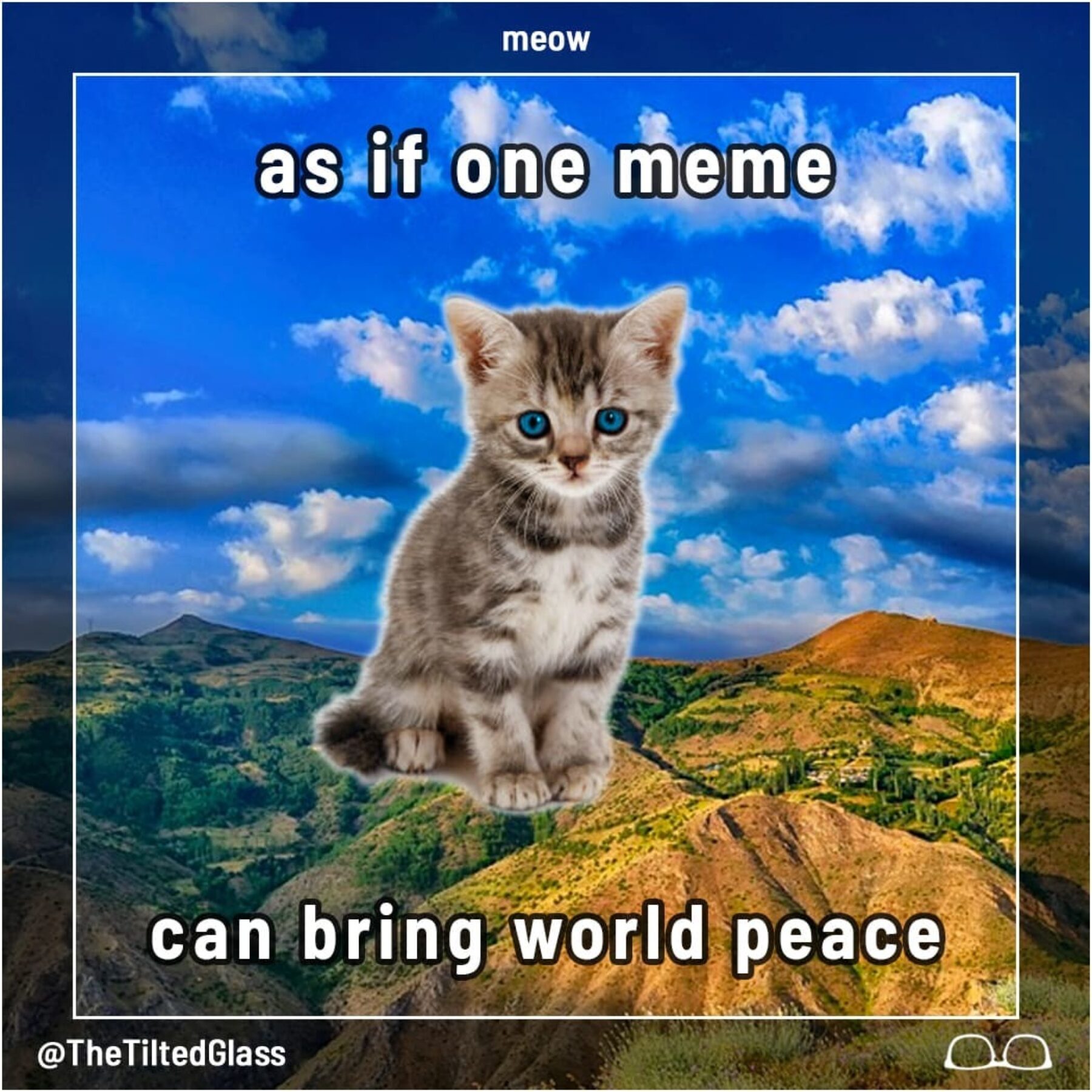 as if one meme can bring world peace