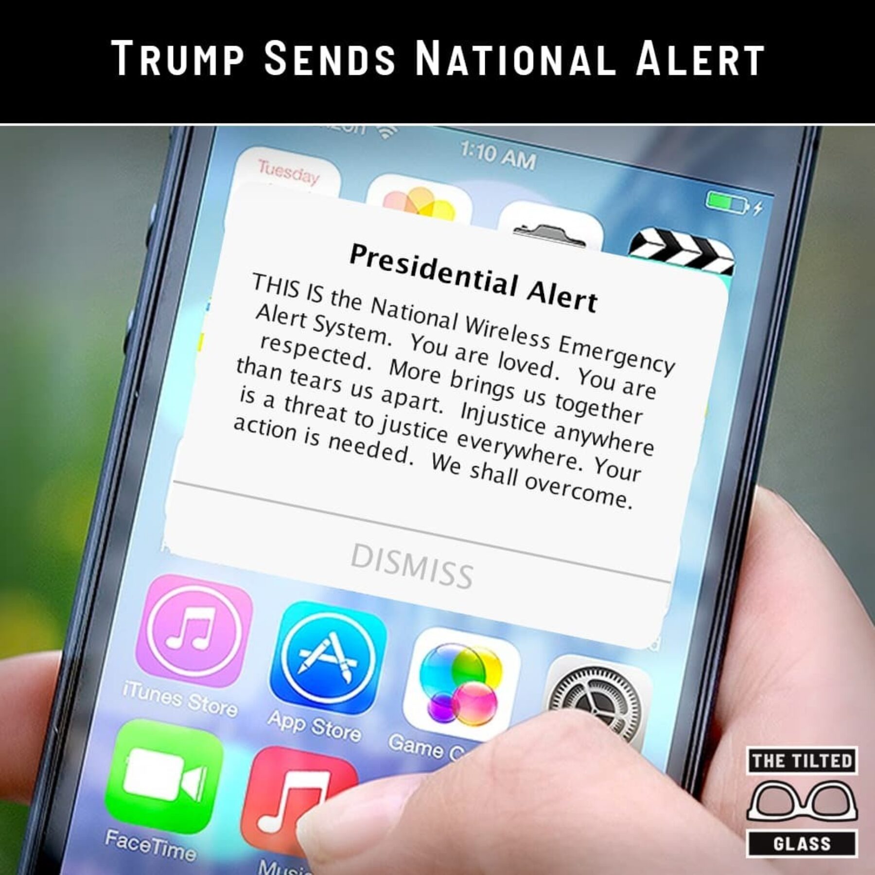 Trump Sends National Alert