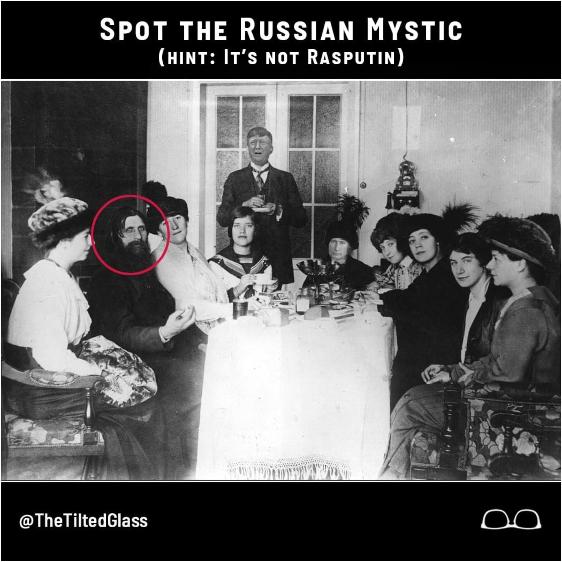 Spot the Russian Mystic!  Hint: It's Not Rasputin.