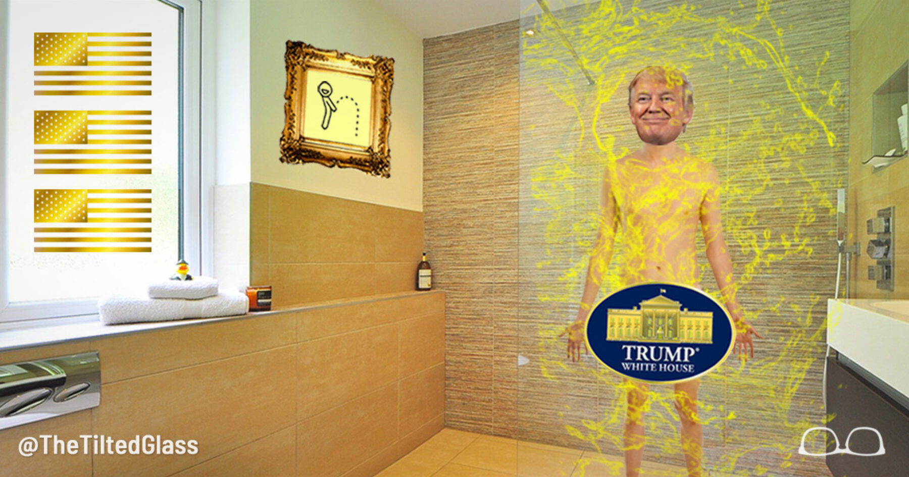 Trump Orders Golden Showers Installed in White House